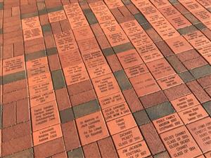 SHEF Engraved Memory Bricks at the SHHS Bronco Plaza